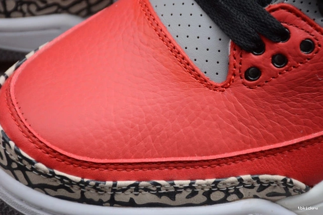 Cheap TBK Cement Red 3 CK5692-600 Air Jordan 0704